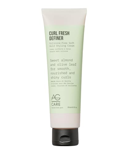 AG Care Curl Fresh Definer Silicone-Free Soft-Hold Styling Cream, 6 Fl Oz