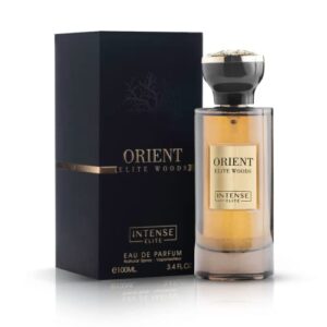 intense elite orient elite woods luxurious eau de parfum for men 100ml (3.4oz), long lasting arabian perfume for men with saffron, rose & leathery notes