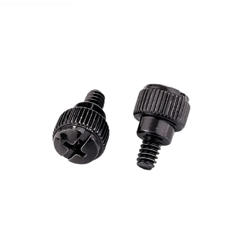 10Pcs 6#-32 * 6 Thread Teeth Computer PC Case Cooling Fan Toolless Adjustment Screw Thumbscrews Thumb Screw M3.5 KB M5x10 (20Pcs)1