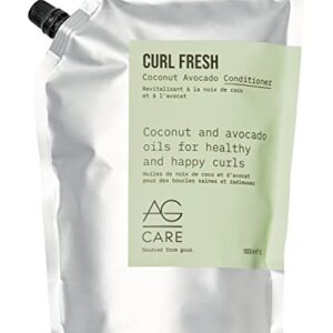 AG Care Curl Fresh Coconut Avocado Conditioner, 33.8 Fl Oz