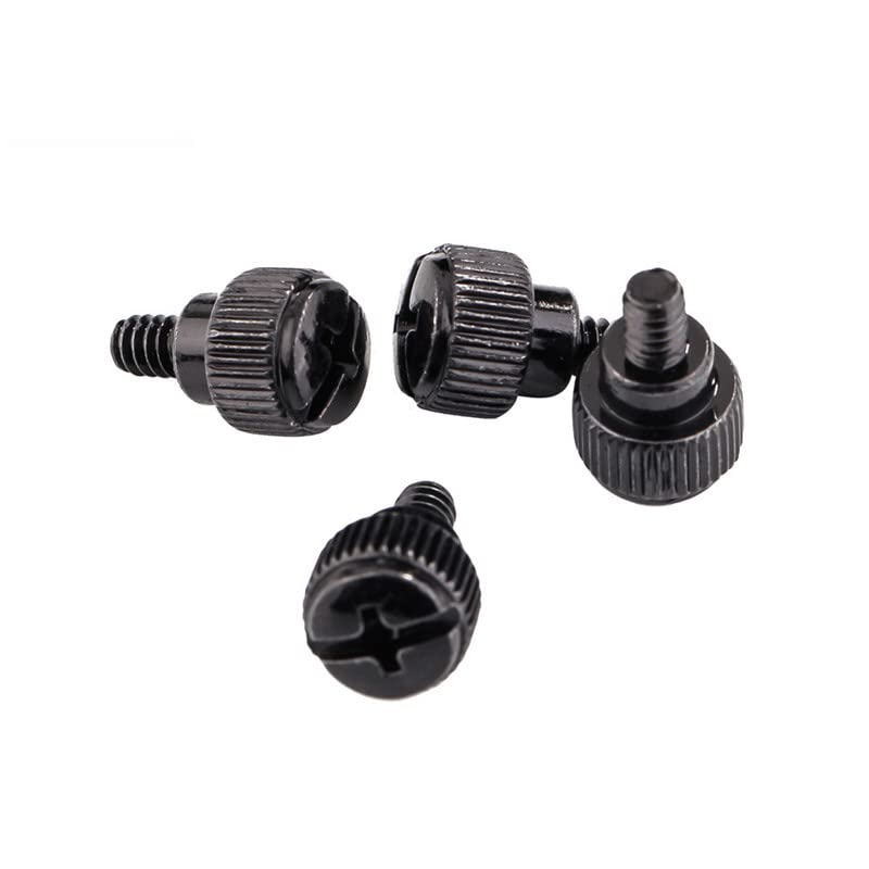 10Pcs 6#-32 * 6 Thread Teeth Computer PC Case Cooling Fan Toolless Adjustment Screw Thumbscrews Thumb Screw M3.5 KB M5x10 (20Pcs)1