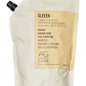 AG Care Sleeek Argan & Coconut Conditioner, 33.8 Fl Oz