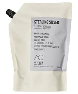 ag care sterling silver toning shampoo, 33.8 fl oz