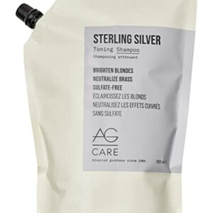 AG Care Sterling Silver Toning Shampoo, 33.8 Fl Oz