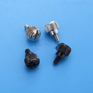 10Pcs 6#-32 * 6 Thread Teeth Computer PC Case Cooling Fan Toolless Adjustment Screw Thumbscrews Thumb Screw M3.5 KB M5x10 (20Pcs)1