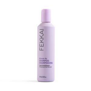 fekkai blonde rx purple shampoo - 8.5 oz - leaves hair 3x stronger with 67% less breakage - free of sulfates, parabens, phthalates - vegan, cruelty-free