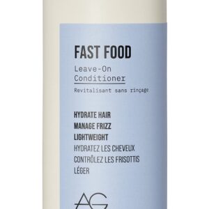 AG Care Fast Food Leave On Conditioner, 8 Fl Oz, White