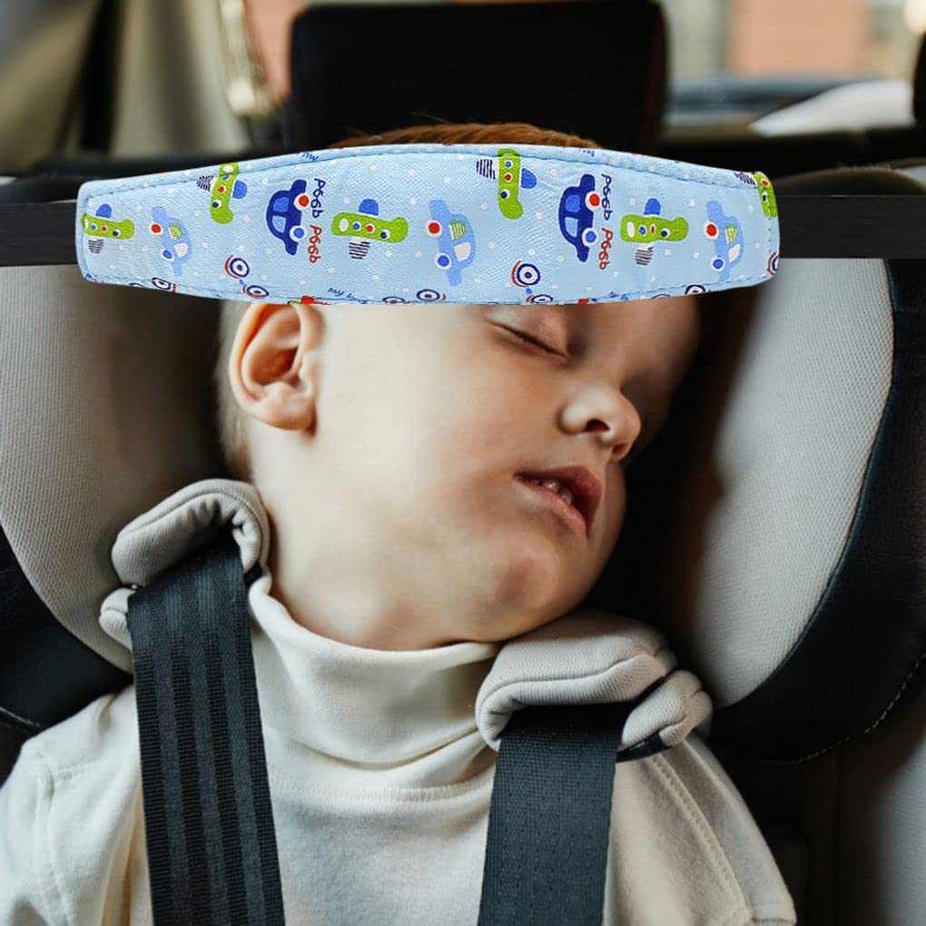 Baby Carseat Head Support, Car Seat Straps Pillow Support Ban, Stroller Neck Relief Strap Headrest, Stroller Carseat Sleeping Baby Carseat Head Support for Toddler Infants Child Children Kids