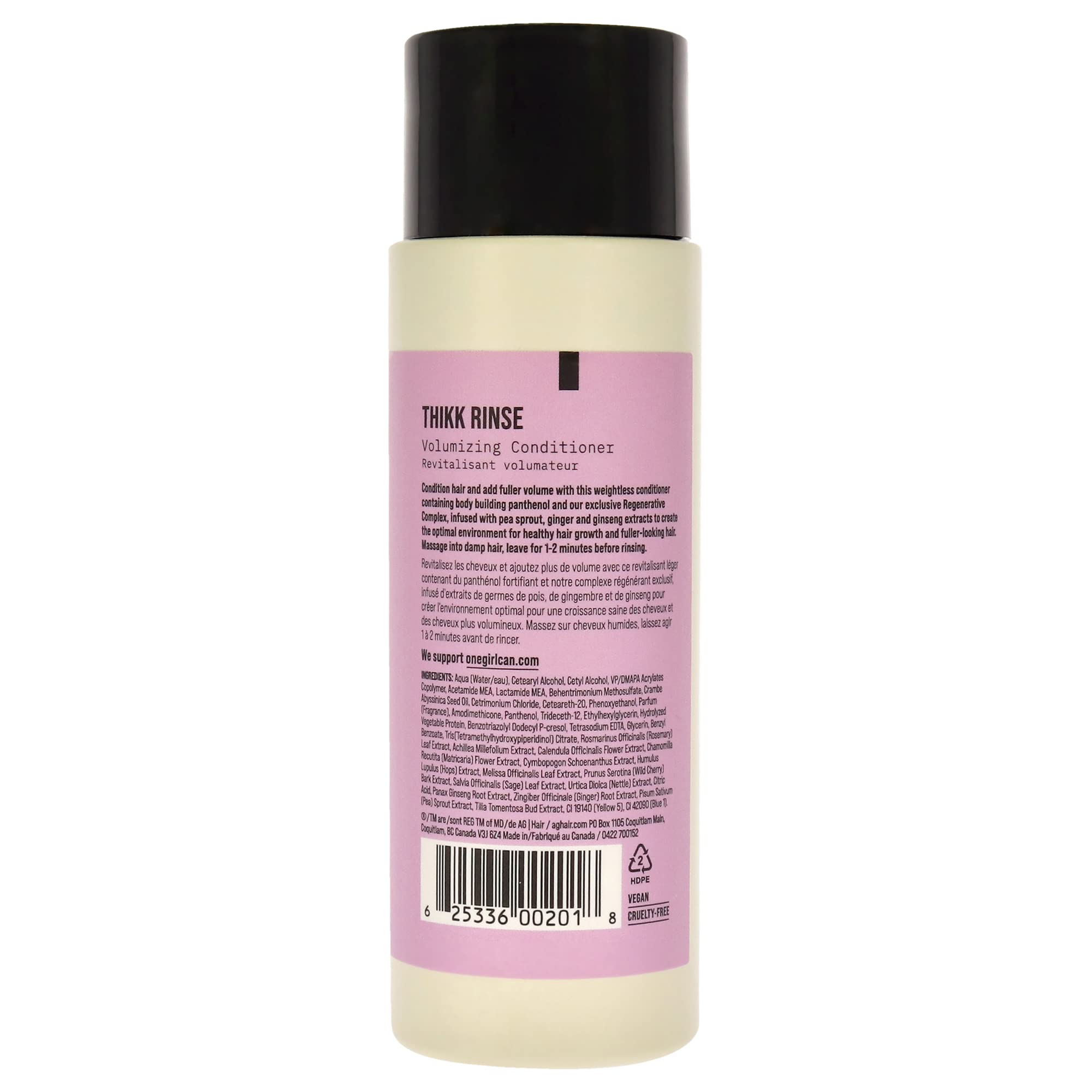 AG Care AG Hair Cosmetics Thikk Rinse Volumizing Conditioner Conditioner Unisex 8 oz