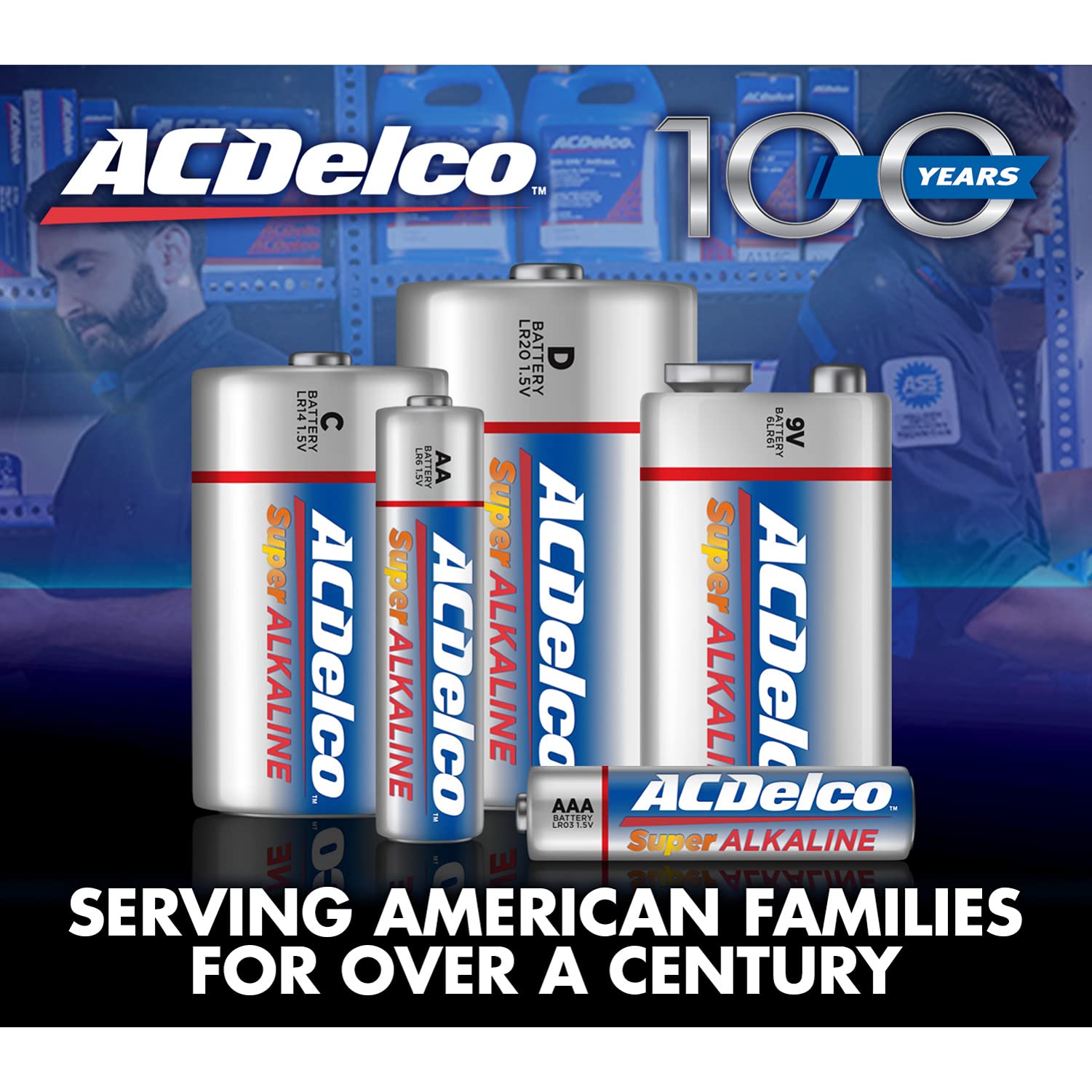 ACDelco 40-Count AA Batteries, Blue & ltraMAX 20-Count AAA Batteries, Alkaline Battery with Advanced Technology, 10-Year Shelf Life, Recloseable Packaging