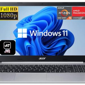 acer Newest Aspire 5 Slim 15.6" FHD IPS Laptop, AMD 6-Core Ryzen 5 5500U(Up to 4GHz,Beat i7-1165g7), 24GB DDR4 RAM, 1TB SSD+1TB HDD, WiFi 6, Webcam, Backlit Keyboard, USB-C, HDMI, Windows 11