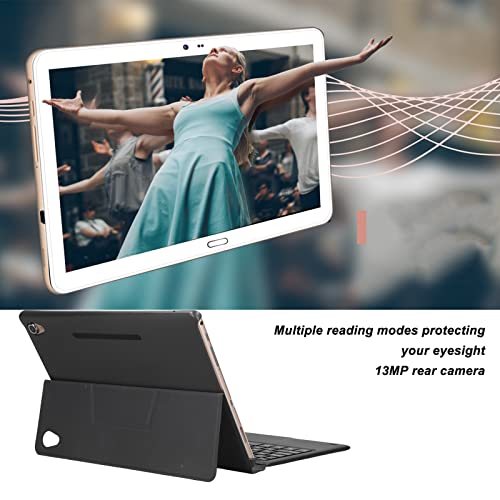 10.8 inch Tablet, 2.5K HD 10 Core AI Display Naked Eye 3D Tablet with Dual Sim Card Slot,1600x2560 Tablet with Keyboard, 128G Storage, GPS, 13 MP Camera, WiFi Tablet for Study Entertainment(#3)