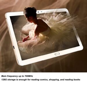 10.8 inch Tablet, 2.5K HD 10 Core AI Display Naked Eye 3D Tablet with Dual Sim Card Slot,1600x2560 Tablet with Keyboard, 128G Storage, GPS, 13 MP Camera, WiFi Tablet for Study Entertainment(#3)