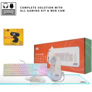 TechMagnet All in one Desktop Computer, Cheetah 6, Intel Core i5 6th Gen 2.5 GHz, 8GB DDR3, 120GB SSD, 27 inch LED Monitor, MTG Gaming Kit with Webcam, Win10 Pro (Renewed)