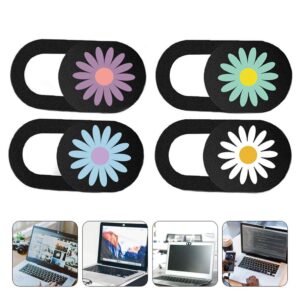 Mobestech 4pcs Camera Privacy Cover Laptop Camera Adhesive Camera Cover Laptop Privacy Cover Web Camera Cover Security Cover Webcam Slider Stickers Phone Camera Covers Ultra Thin Safety Mask