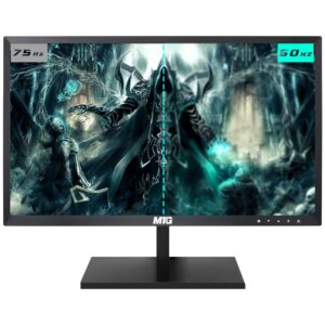 TechMagnet All in one Desktop Computer, Cheetah 4, Intel Core i5 4th Gen 2.5 GHz, 8GB DDR3, 120GB SSD, 27 inch LED Monitor, MTG RGB Keyboard Mouse, RGB Speaker and Webcam, Win10 Pro (Renewed)