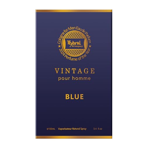 Hybrid & Company Vintage Blue Men’s Classic Scent Perfume Eau De Toilette Spray 100 ML