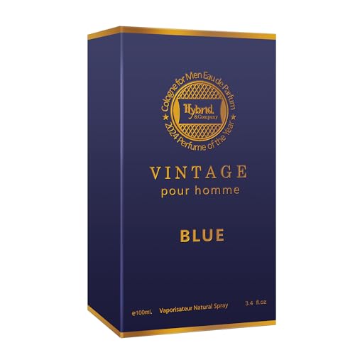 Hybrid & Company Vintage Blue Men’s Classic Scent Perfume Eau De Toilette Spray 100 ML