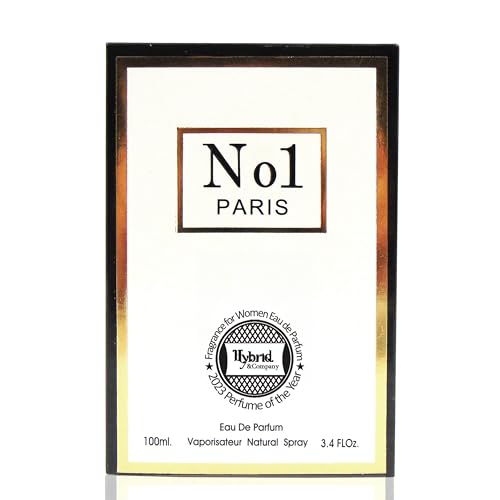 Hybrid & Company No1 Paris Women Romantic and Sensual Perfume Eau de Parfum 3.4 Fl oz