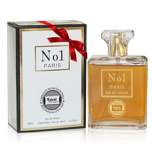 Hybrid & Company No1 Paris Women Romantic and Sensual Perfume Eau de Parfum 3.4 Fl oz