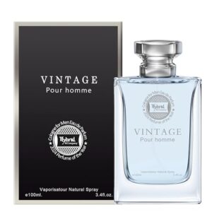 hybrid & company vintage pour homme men’s classic scent perfume eau de toilette spray 100 ml