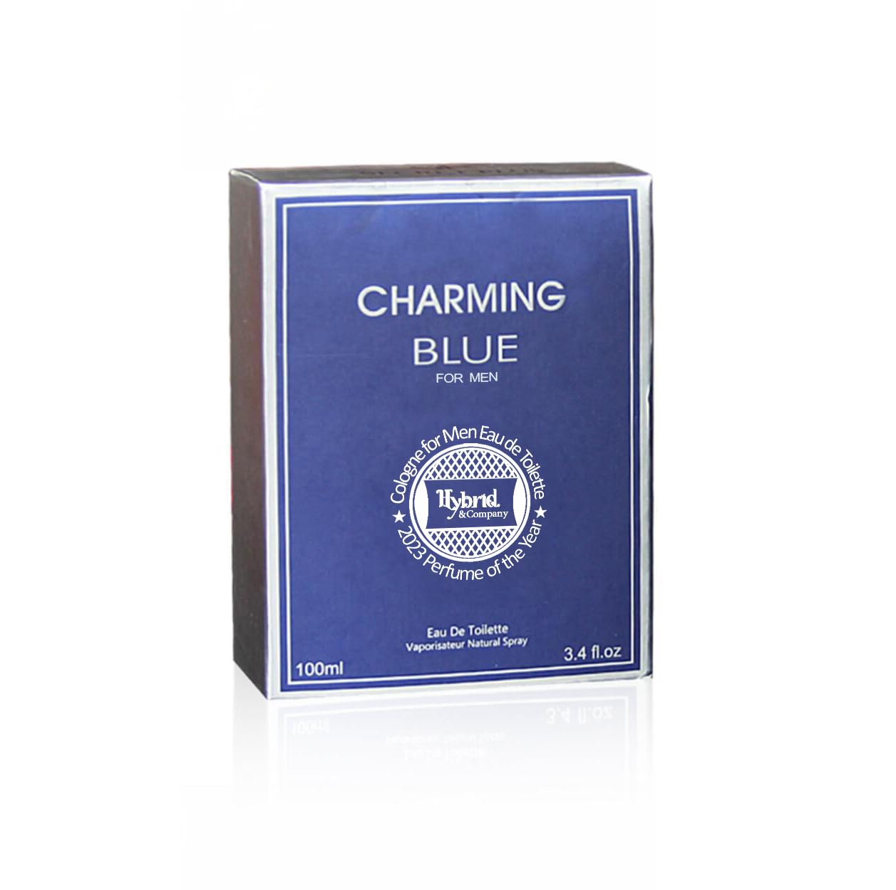 Hybrid & Company Charming Blue for men Men’s Classic Scent Perfume Eau De Toilette Spray 100 ML