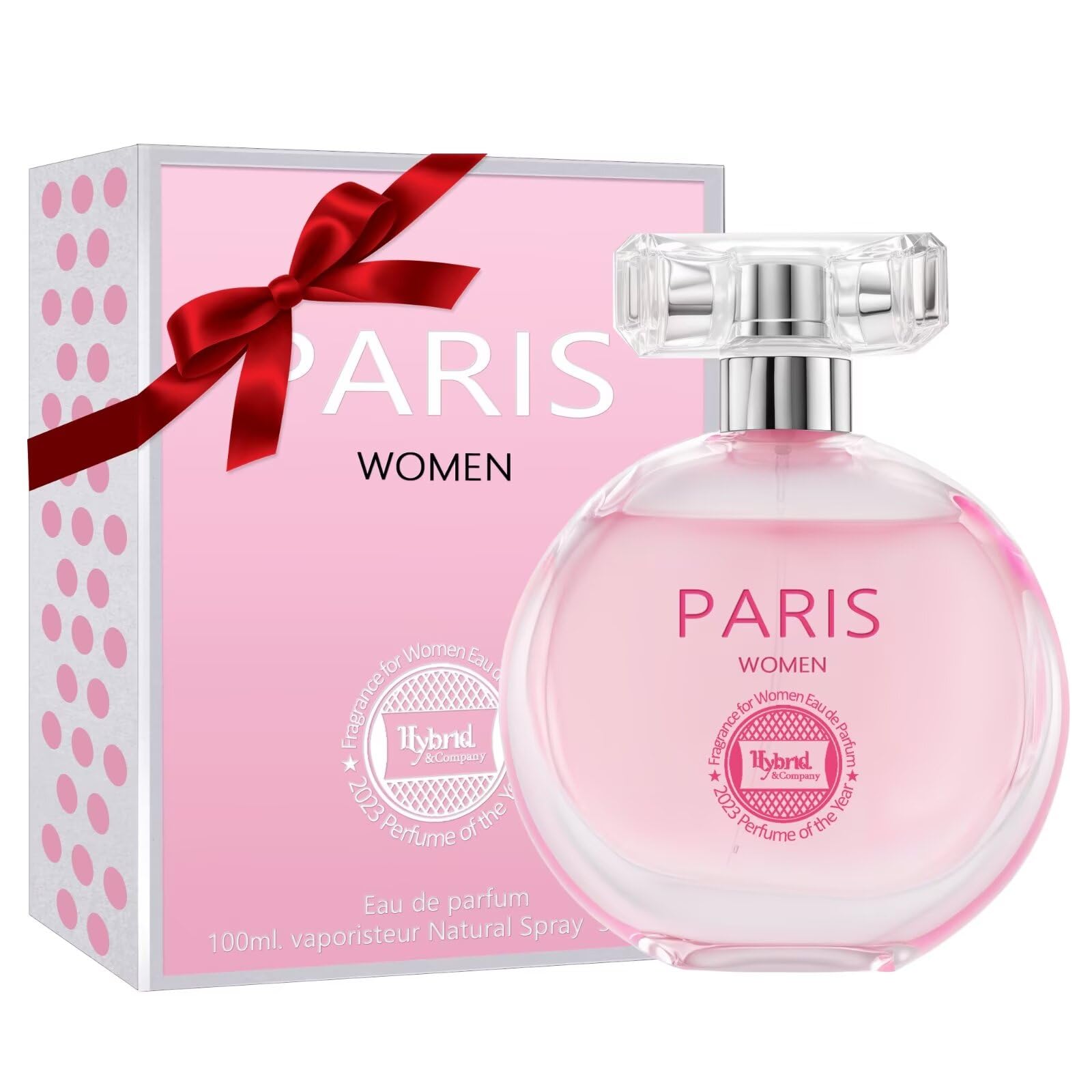 Hybrid & Company Paris Women Women Romantic and Sensual Perfume Eau de Parfum 3.4 Fl oz