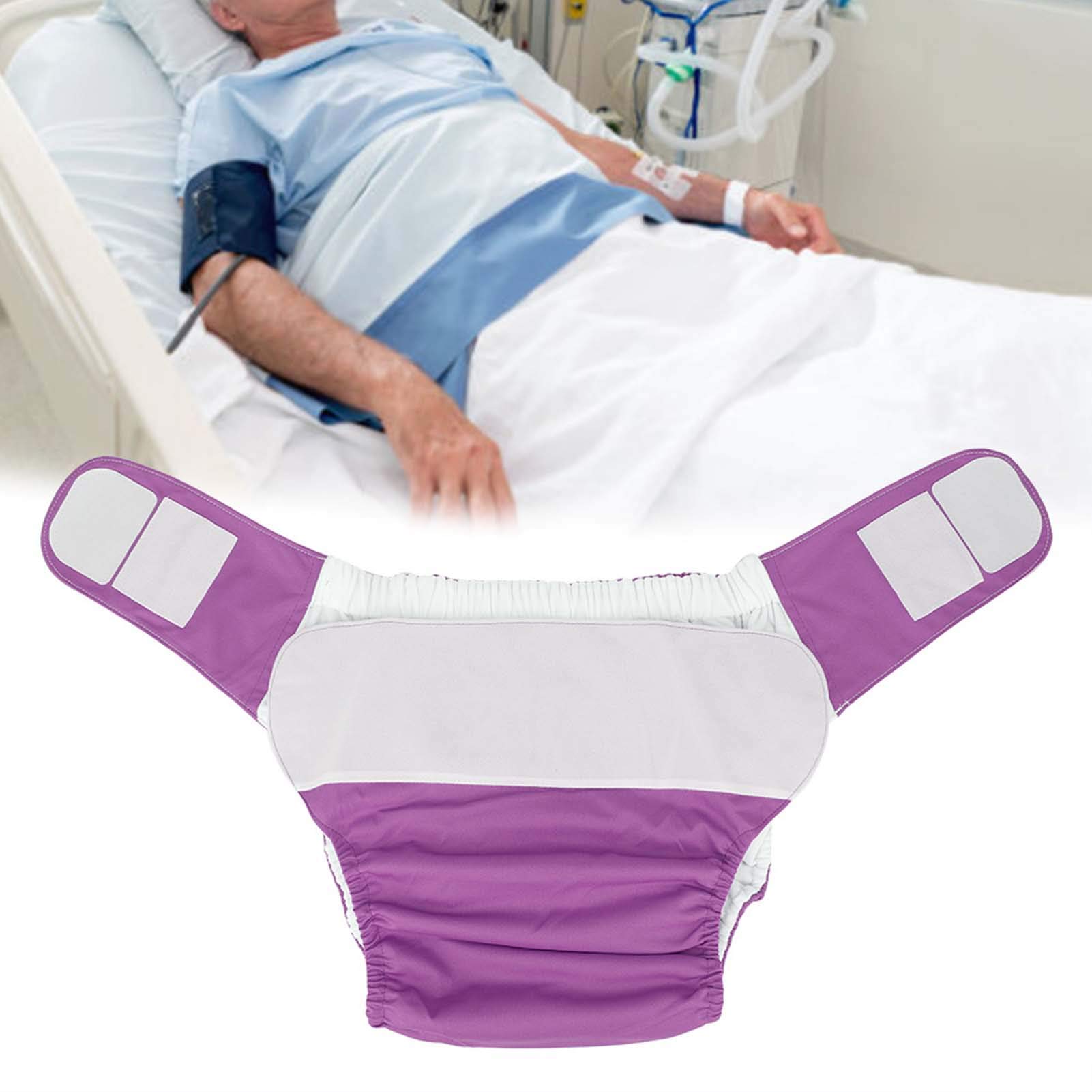 Joyzan Adult Cloth Diaper, Reusable Washable Nappy Cover Men Incontinence Care Leak Proof Pant Waterproof Adjustable Underwear Breathable Wrap Protection Disability Seniors Elderly Women Patients Teen