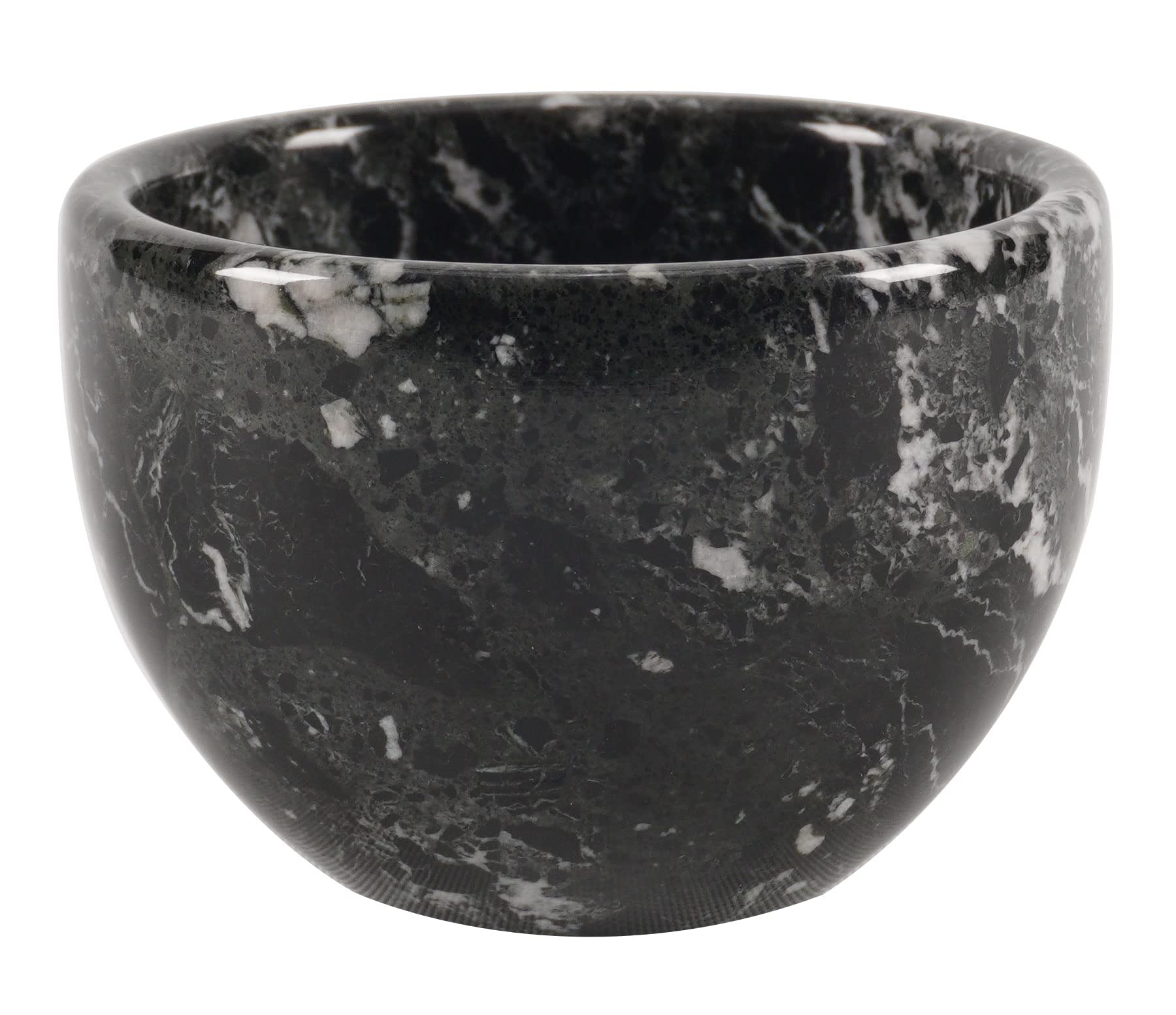 Radicaln Marble Shaving Cream Bowl Black 4' x 3' Inches Handmade Shaving Bowl Mens Barber Supplies - Bowl For Esthetician Supplies Like Shaving Gel - Used By Barber For Beard Bar Clean Up