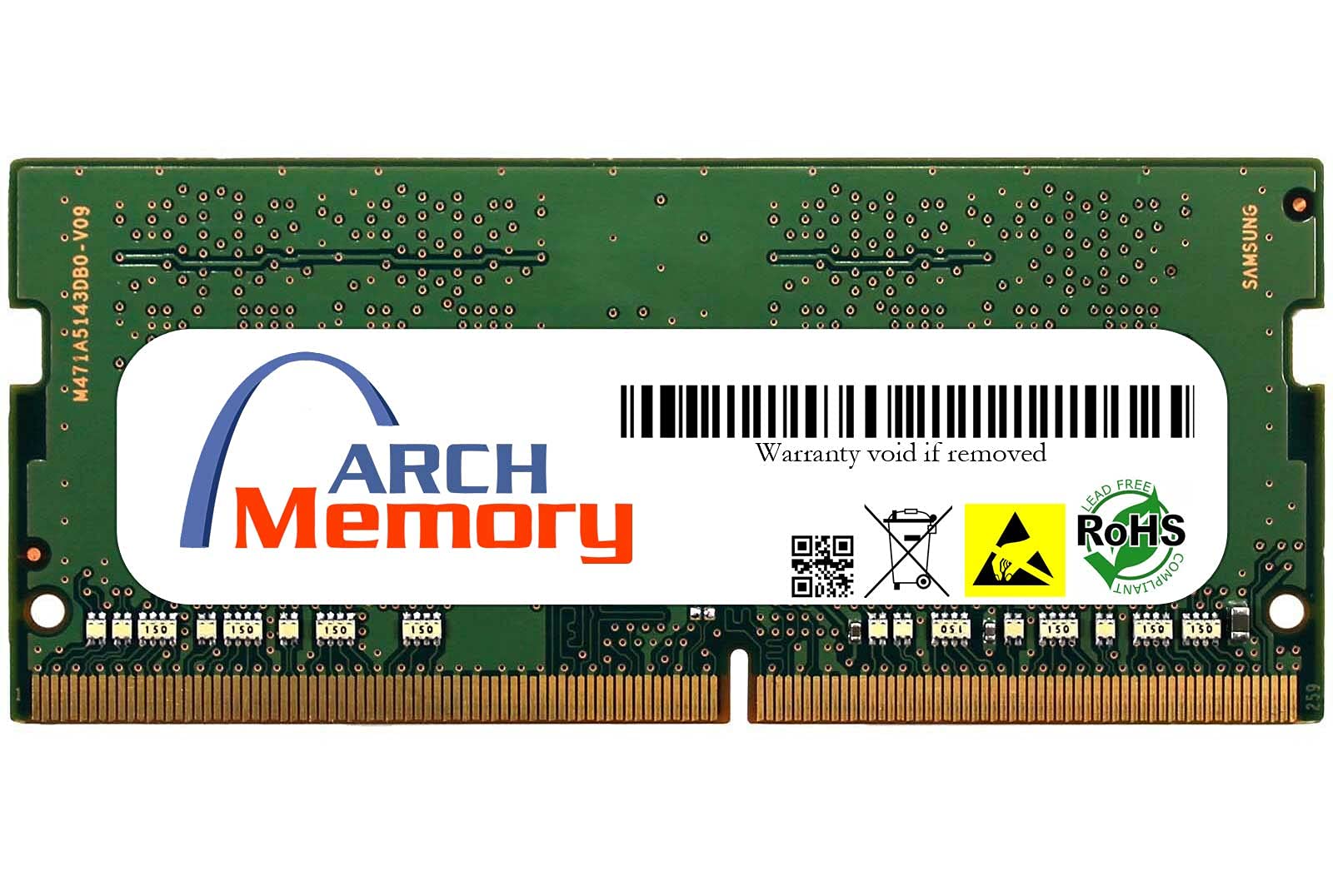 Arch Memory Replacement for D4ES01-16G 16GB 260-Pin DDR4 2666MHz ECC SODIMM RAM for Synology DS1522+ NAS Systems