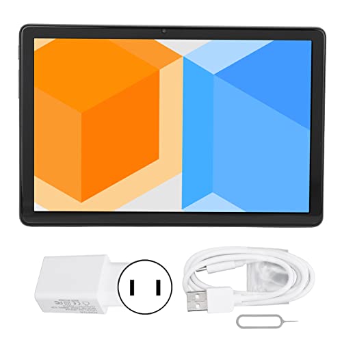 RTLR 10.1 Inch HD Tablet, 5G2.4G Dual Band Dual Cards Dual Standby Octa Core Tablet PC AI OS for Android11 for Video Games US Plug