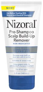 nizoral pre-shampoo scalp build-up remover - exfoliates and renews helps prepare for anti-dandruff shampoo treatment, 5 oz