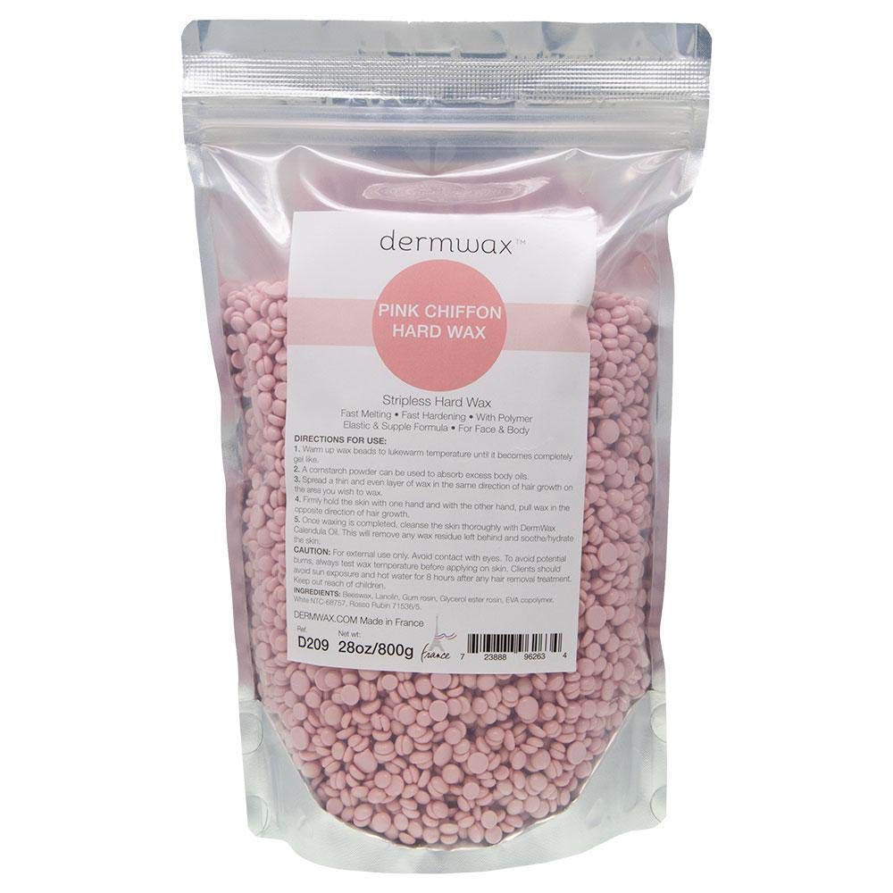 Dermwax Pink Chiffon Beads Wax (Stripless) 2lbs