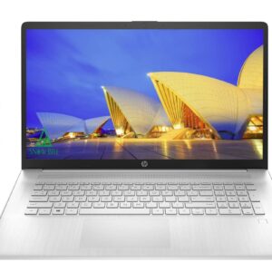 HP 17.3" FHD Laptop, AMD Ryzen 5-5500U Processor(Beats Intel i7-1065G7), 16GB RAM, 512GB PCIe SSD, AMD Radeon Graphics, HD Webcam, Fingerprint Reader, Win 11 Pro, Silver, 32GB USB Card