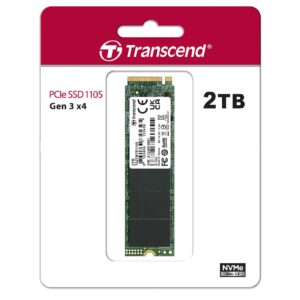 Transcend PCIe M.2 SSD (2280) 2TB NVMe PCIe Gen3 x4 3D TLC TS2TMTE110S