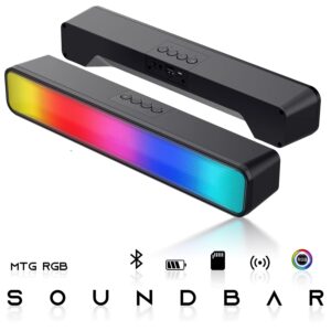 TechMagnet RGB Desktop Computer PC - Intel Core i5, 32GB ARGB RAM, 512GB SSD, RGB Keyboard with AI-Enabled Copilot Key Mouse and RGB Soundbar Win 10 Pro (Renewed)