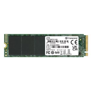 transcend pcie m.2 ssd (2280) 2tb nvme pcie gen3 x4 3d tlc ts2tmte110s