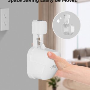 COOLWUFAN Outlet Wall Mount Holder for eero 6 or eero 6+ mesh Wi-Fi System [NOT Fit for eero mesh], No Messy Wires, Easy to Install Mount Holder for eero 6 & eero 6+ mesh Wi-Fi System (3 Pack)