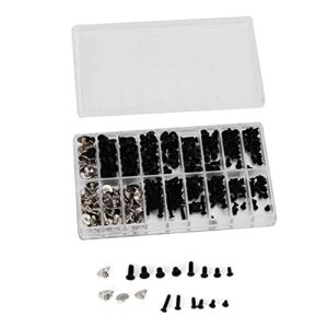 Alloy Steel Screws, 360Pcs Fasteners Multiple Sizes M2 M2.5 M3 Computer Screw Kit for Electronic Product Maintain