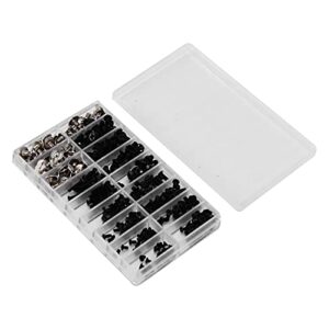 alloy steel screws, 360pcs fasteners multiple sizes m2 m2.5 m3 computer screw kit for electronic product maintain