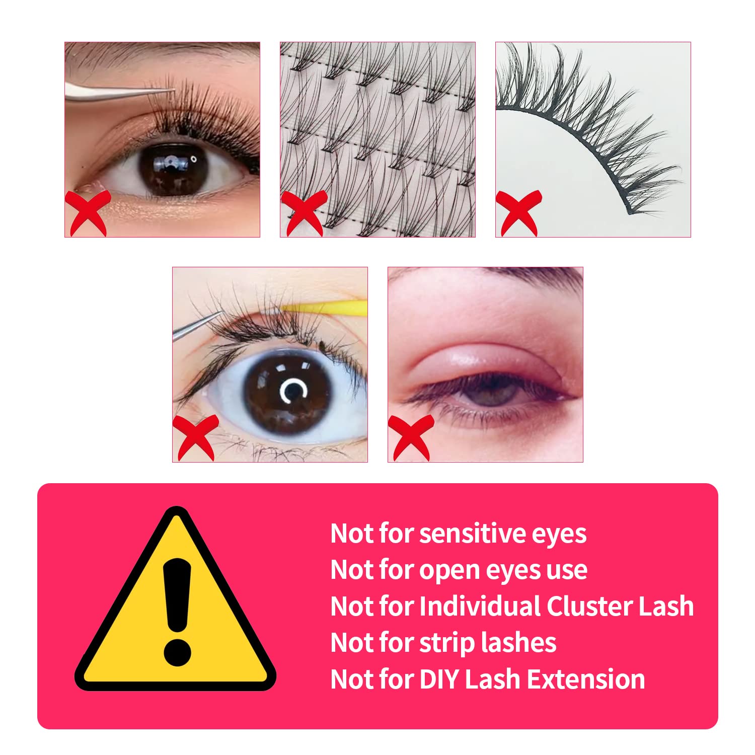 VEYES INC Eyelash Extension Glue - 0.5-1 Sec Drying (0.17fl.oz / 5ml)/Up to 8 Weeks Retention/Black Adhesive for Professional Use Only