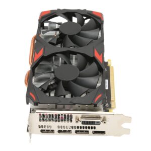 Sanpyl RX 580 Gaming Graphics Card, 8GB GDDR5 256 Bit Video Game Graphics Card, PCI Express 3.0x16, Computer GPU PC Video Cards with Dual Fan Cooling Fan, 3*DisplayPort, DVI