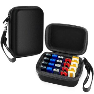 Flash Drive Case USB Case Organizer TATMOHIK USB Holder Thumb Drive Case Storage for USB Sticks, USB Storage Case, Jump Drive Case,USB Drive Pouch，USB Bag (Black/20 Slots)