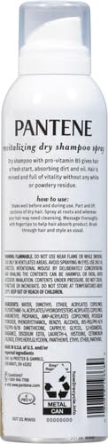 Pantene Pro-V Refresh Dry Shampoo Spray, Volumizing and Cleansing with Vitamin B5, for Fine, Thin and Color Treated Hair, 4.2 oz