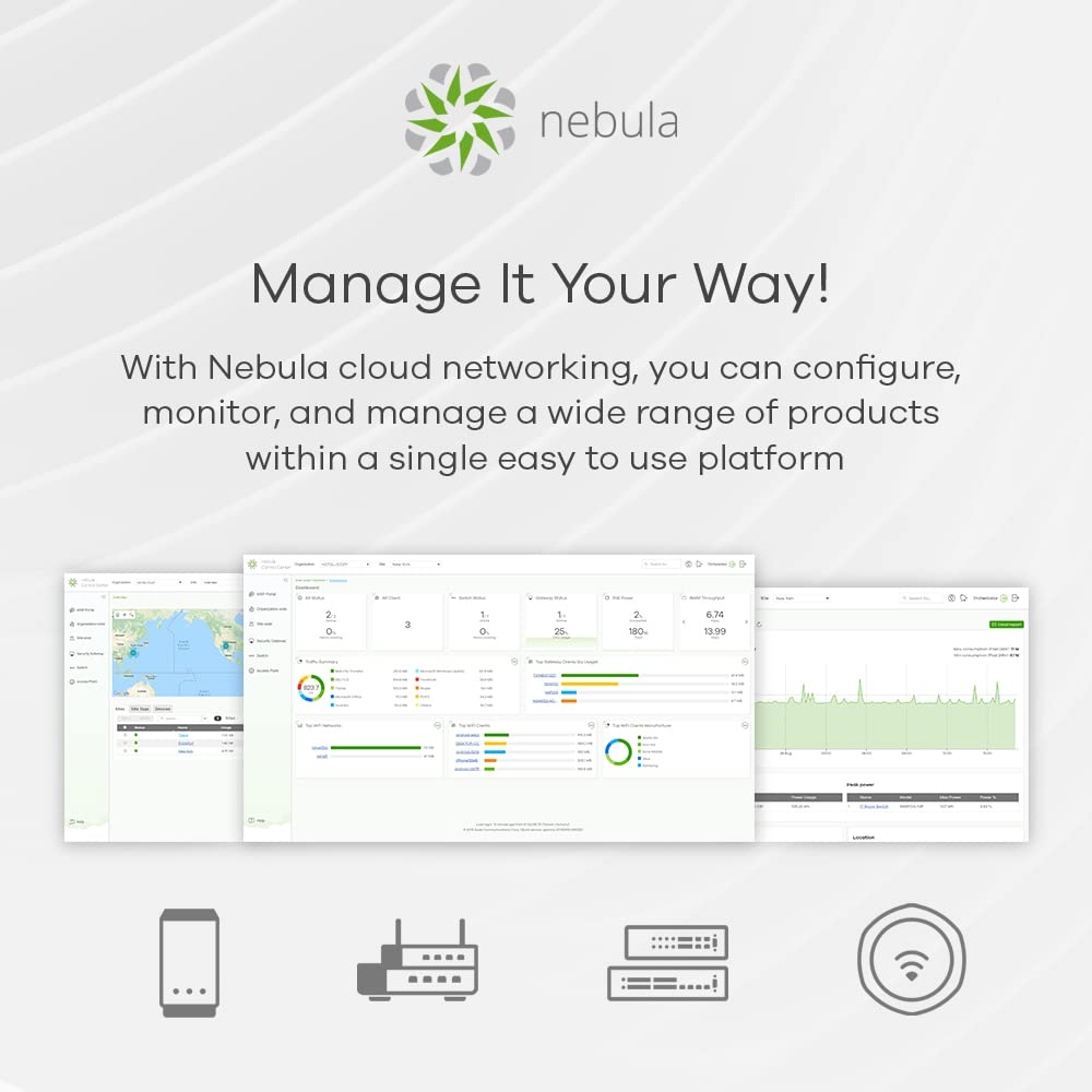 Zyxel 4G LTE-A Cat.6 Router with PoE | Nebula Cloud Management | LTE7461N |Outdoor Design for Reliable Connection | Heavy Duty IP68 Enclsoure | 300Mbps | Remote Management | Easy Installation