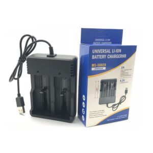 3.7V Lithium Battery Charger Dual Slot Smart USB Charger 26650 21700 Charger 18650 Charger