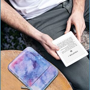 TiMOVO 6-7 Inch Sleeve Case for All-New Kindle Paperwhite and Kindle Colorsoft Signature Edition, Protective Sleeve Cover Pouch Bag Carrying Case for Kindle E-Reader/Kindle Oasis, Dreamy Nebula