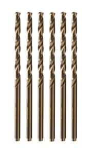 century drill & tool 26006 m35 cobalt pro grade drill bit, 3/32", 6-pack, made in the usa