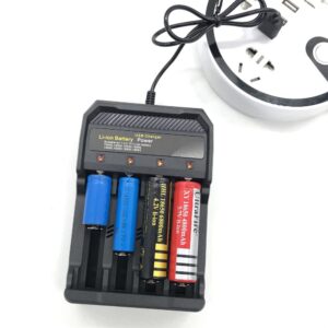 18650 Charger USB Four-Slot Lithium Battery Smart Charger 16340 3.7v Battery Four-Charge Fast Charge