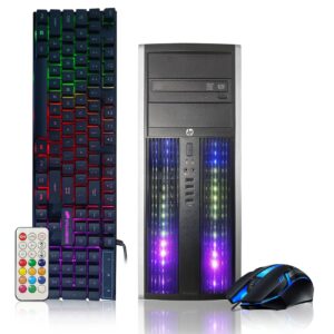 hp rgb gaming desktop pc, intel quad i7 up to 3.8ghz, 16gb ram, geforce gtx 1050 ti 4g gddr5, 512g ssd, dvd, wifi & bluetooth, rgb keyboard & mouse, win 10 pro (renewed)